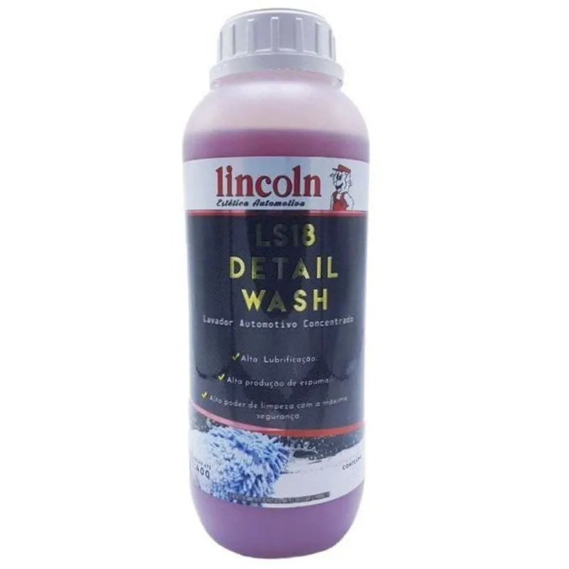 Shampoo Concentrado Ls18 Detail Wash Lavador 2l Lincoln