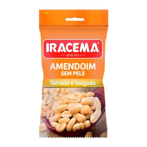 Amendoim Iracema 30g Torrado/salg - AMENDOIM - Mercearia