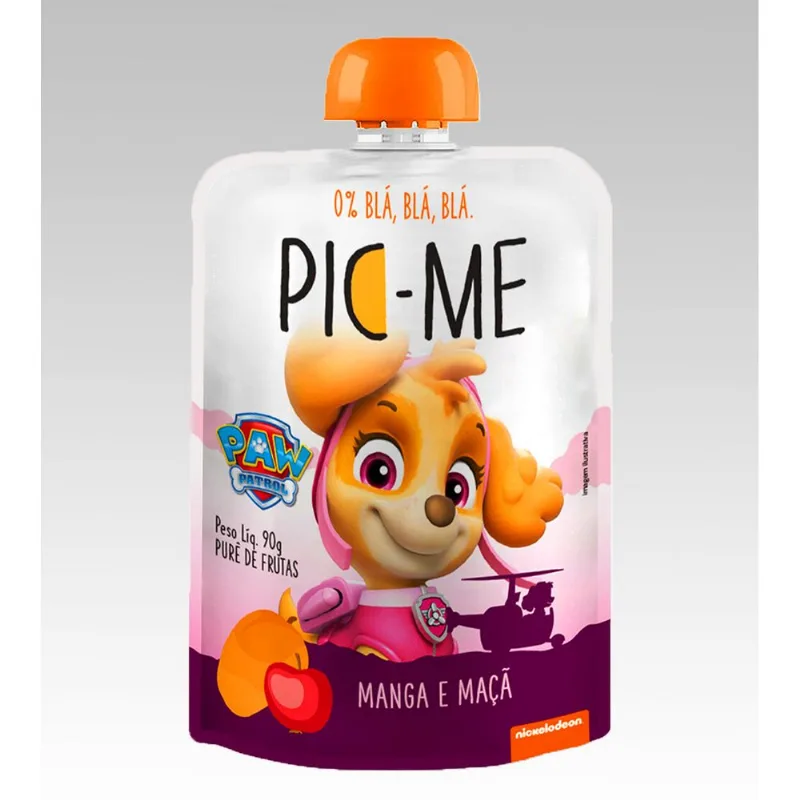 Purê de Frutas Pic-Me 90g Manga e Maçã Manga/Maçã