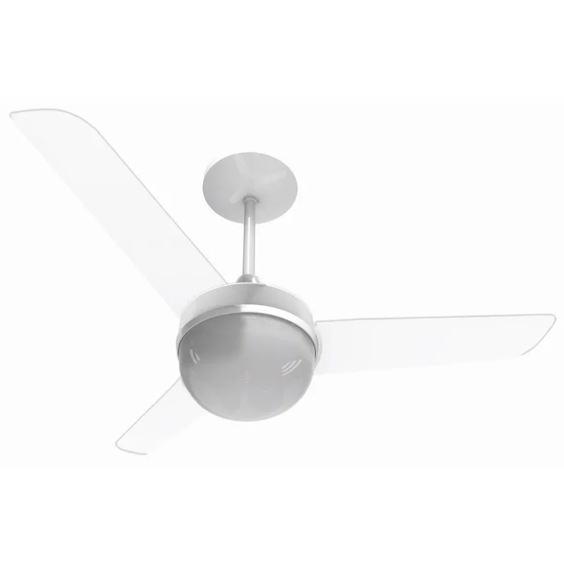 Ventilador de Teto 127V 90cm com Controle de Parede Cristal Alisclean Aliseu