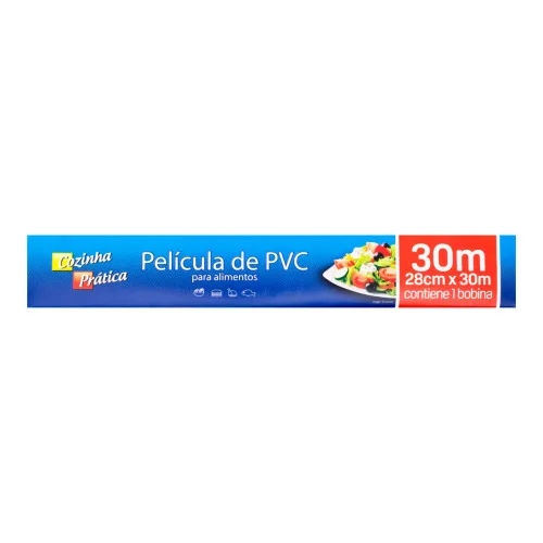 FILME PVC COZ PRATICA 28CM X 30M - COZINHA PRÁTICA - Plásticos
