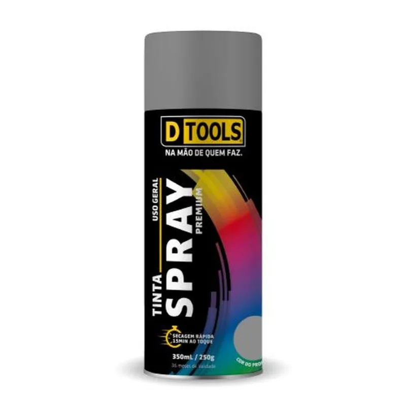 Spray Premium Uso Geral Platina 350ml - Dtools - Dtools