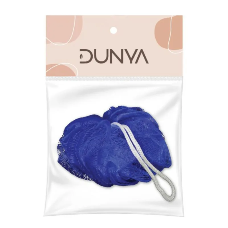 Esponja para Banho Nylon Dunya Cores Sortidas 1 Unidade - DUNYA - Higiene E Cuidados Pessoais