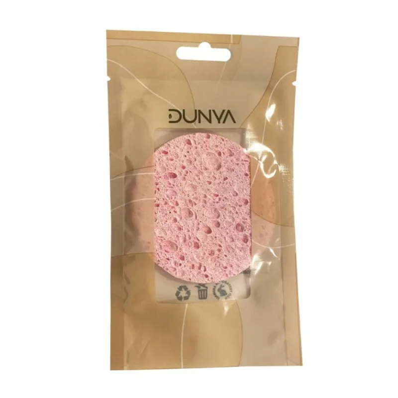 Esponja Facial de Celulose Dunya Rosa 1 Unidade