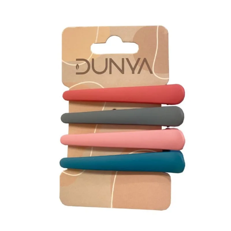 Prendedor de Cabelo Dunya Colorido 4 Unidades