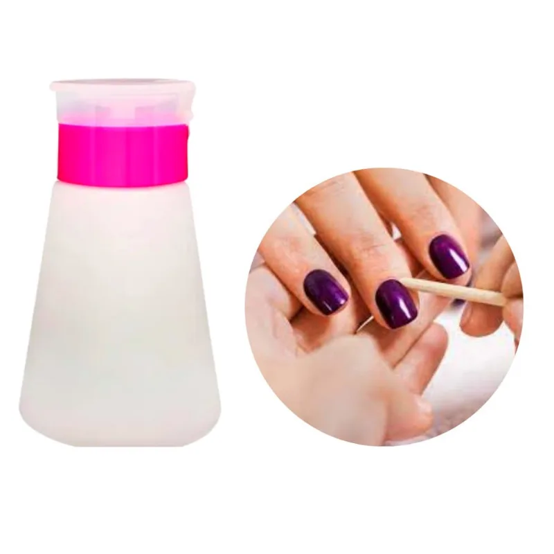 Porta Acetona com Válvula Dosadora Tira Esmalte 180 ml