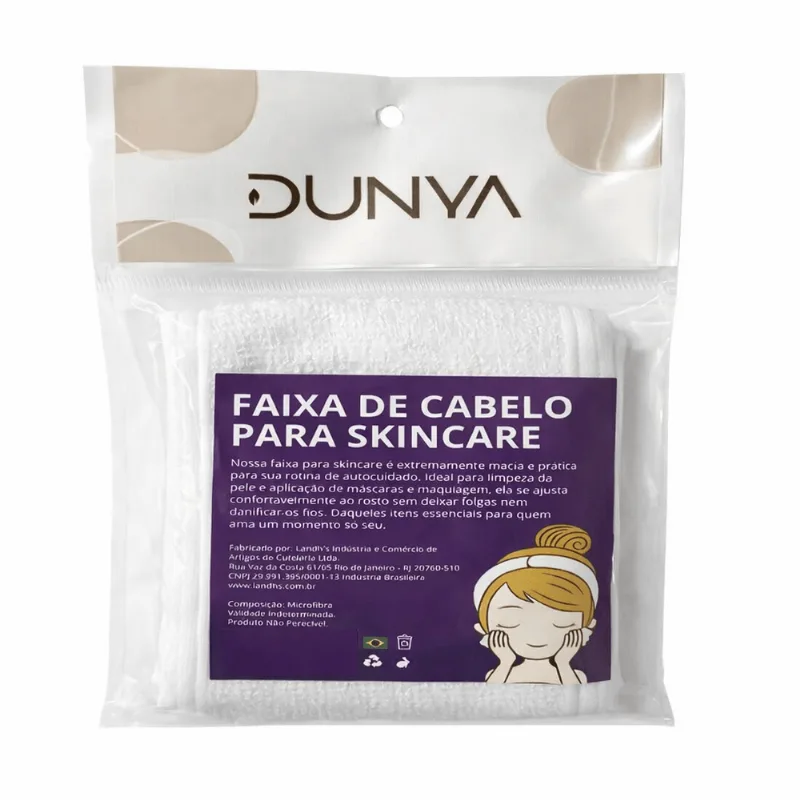 Faixa de Cabelo para Skincare Dunya 1 unidade