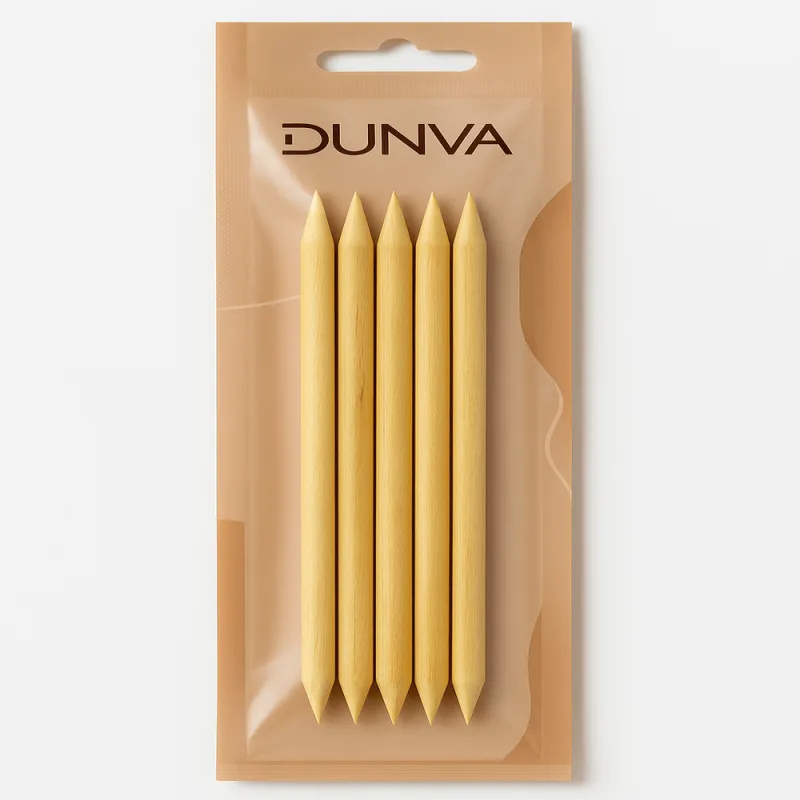 Palito Grosso para Unhas com Duas Pontas Dunya 5 Unidade - DUNYA - Beleza