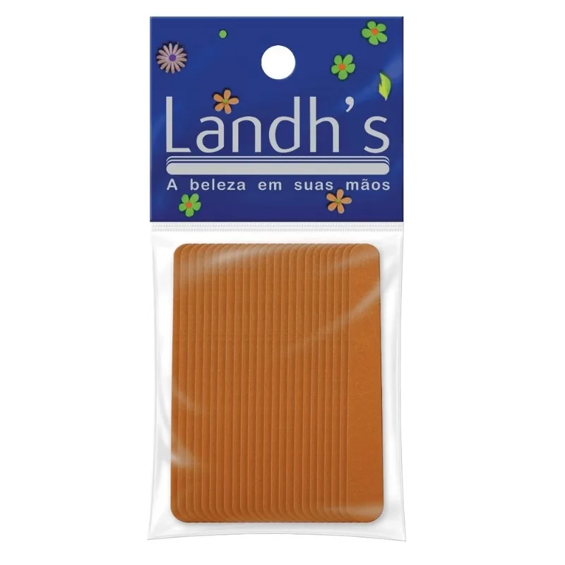 MINI LIXA LANDHS MOSTARDA COM 24 UNIDADES R:2408