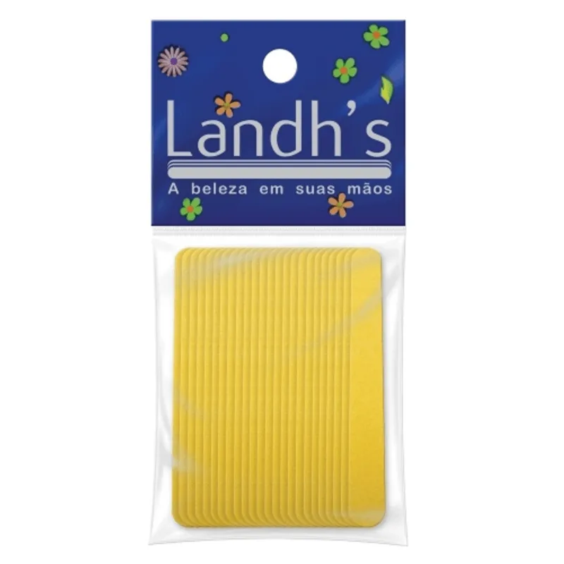 MINI LIXA LANDHS CANARIO COM 24 UNIDADES R:2410