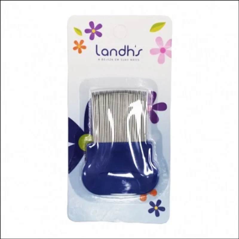Pente Fino Aço Removedor De Piolhos e Lendeas - Landh'S
