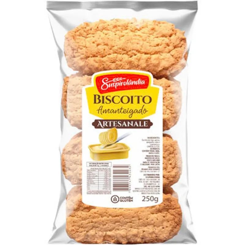 Biscoito Amanteigado Suspirolândia 250g