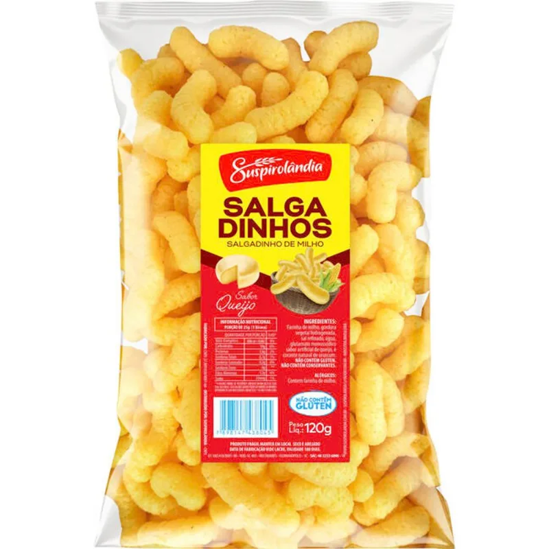 Salgadinho Suspirolândia Queijo 120g