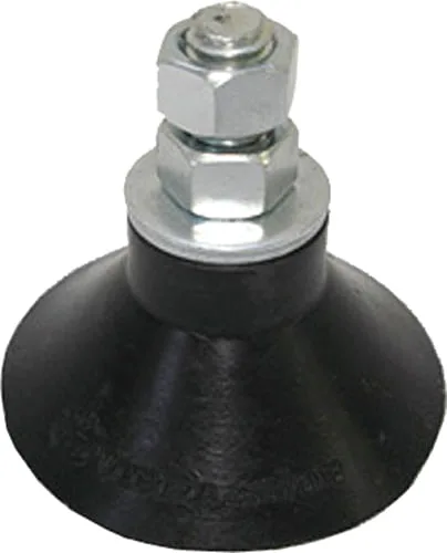 Amortecedor Ventosa 1/2" BSW 60Kg 80mm - Vibra-stop - VIBRA-STOP - Usinagem E Corte