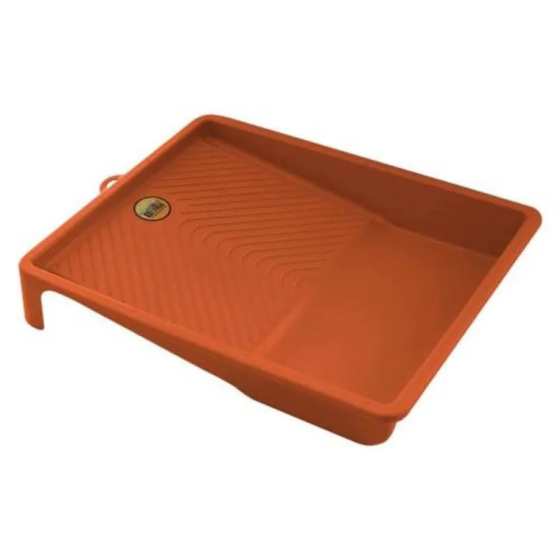 Bandeja para Pintura 15cm Laranja - 1,3 Litros - Plástico Reciclado - Dtools - Casa E Construção