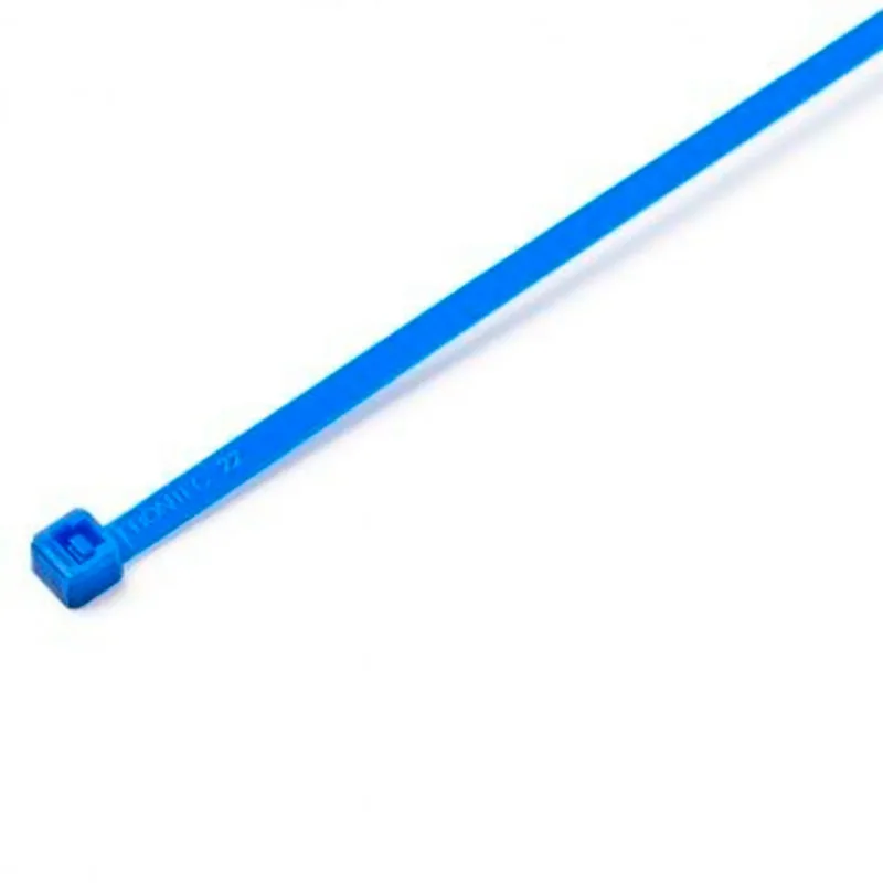 Abraçadeira Nylon Frontec Azul Resistente ao Sol (UV) - 100 unidades 151-3,65mm