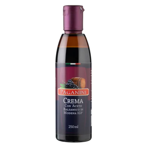 CREME COM ACETO BALSÂMICO DE MODENA PAGANINI FRASCO 250ML - PAGANINI - Mercearia