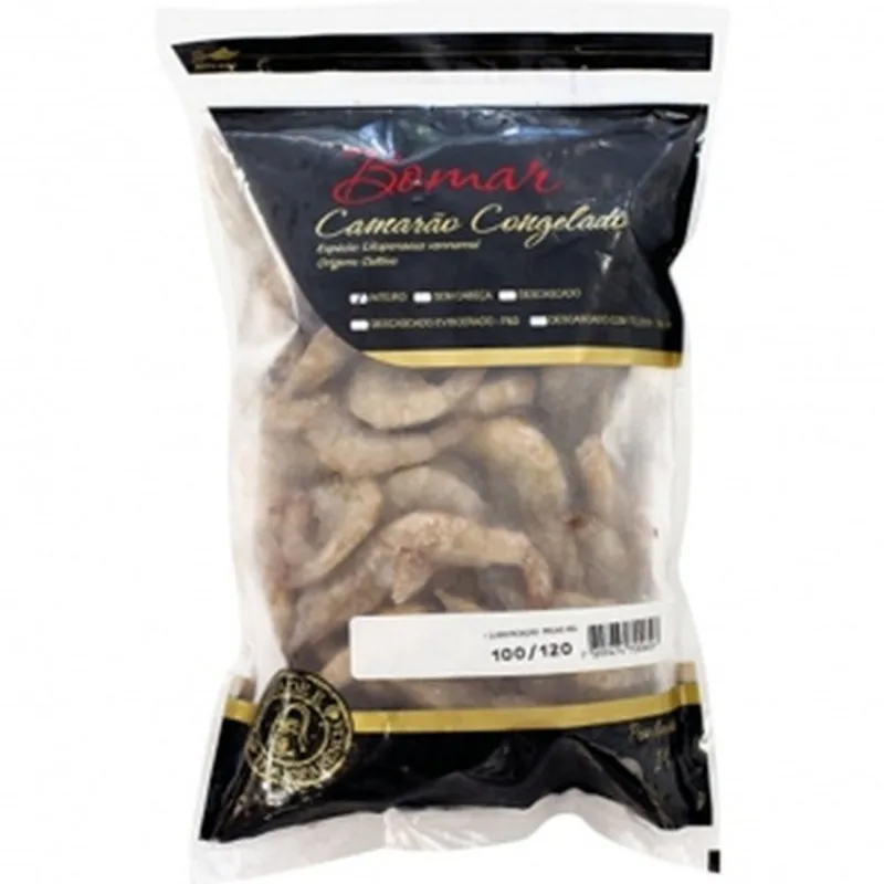 Camarão Cinza Bomar Inteiro Congelado 1Kg
