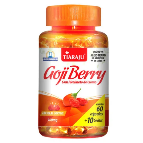 Goji Berry Picolinato De Cromo Tiaraju 60 Cápsulas - TIARAJU - Suplementos
