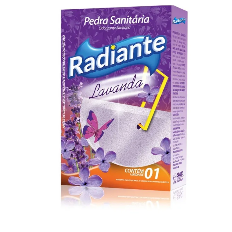 Pedra Sanit Radiante Meia Lua Lavanda com 1 Unidade