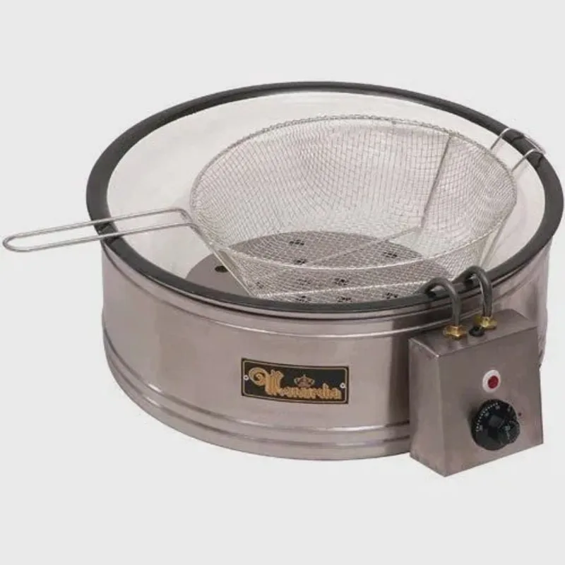 Tacho de Fritura Esmaltado Monarcha Tfe 8 Litros Elétrico