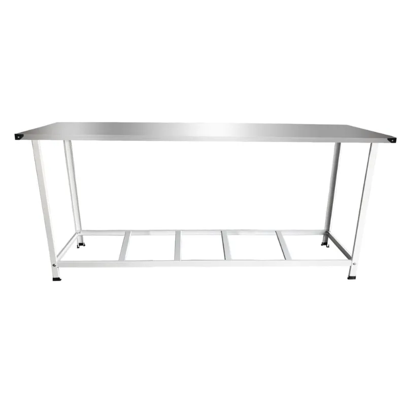 Mesa De Serviços Inox Manipulação e Preparo 140x70 Cm