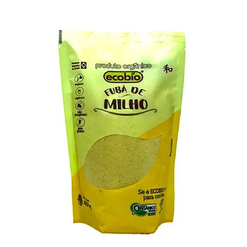 Farinha De Milho Orgânica 500g Ecobio - ECOBIO