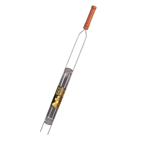 Espeto Grilazer P/queijo 75cm Inox - GRILAZER - Bazar