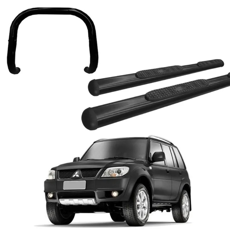 Kit Quebra mato + Estribo oval oblongo preto TR4 todos os anos