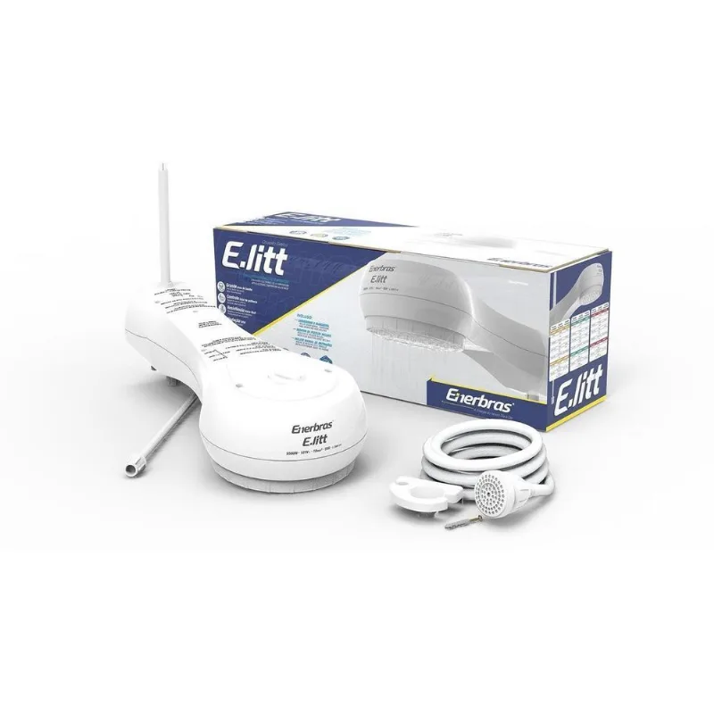 Chuveiro Eletrônico Enerbras E-LITT Branco 5500W 127V