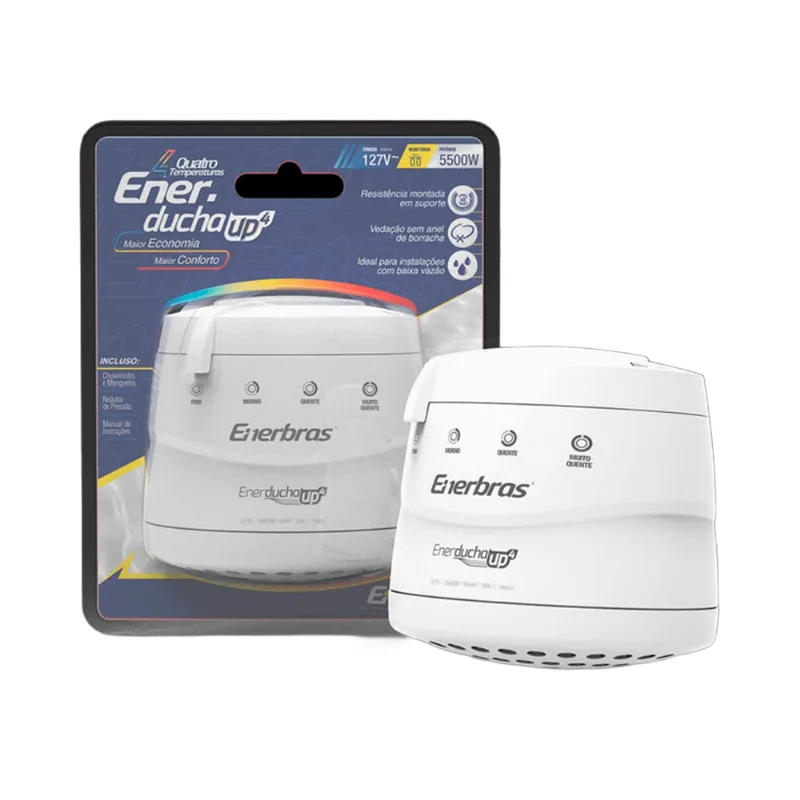 Ducha Enerbras 4t Branca Un, 5500w 127v