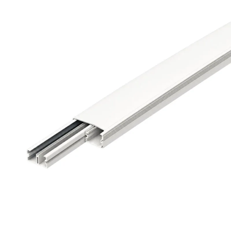 Canaleta Externa 361-2-E-SD sem Divisória e sem Fita Dupla Face Branco Enerbras 20MM - Enerbras - Papelaria
