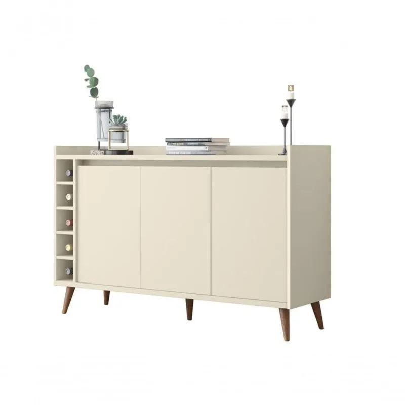 Buffet Com Adega Estilo Off White - Moveisaqui - OUTRAS - Móveis