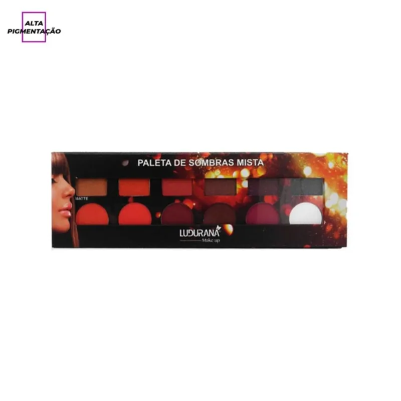 Paleta de Sombra 12 cores Ludurana