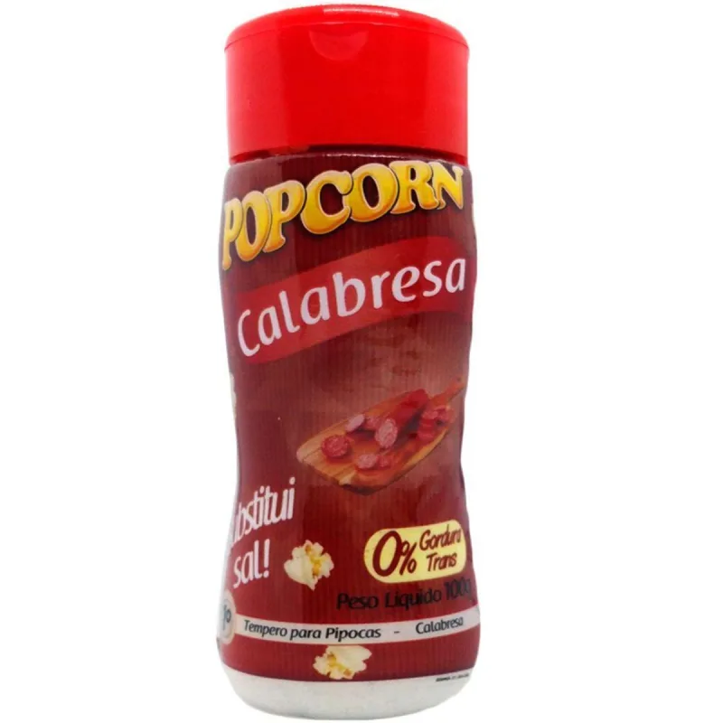 Combo 3 Temperos Pipoca Popcorn Sabores Calabresa, Parmesão - Não Informado - Mercearia