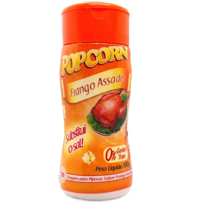 Combo 3 Temperos Pipoca Popcorn Sabores Calabresa, Frango - Não Informado - Mercearia
