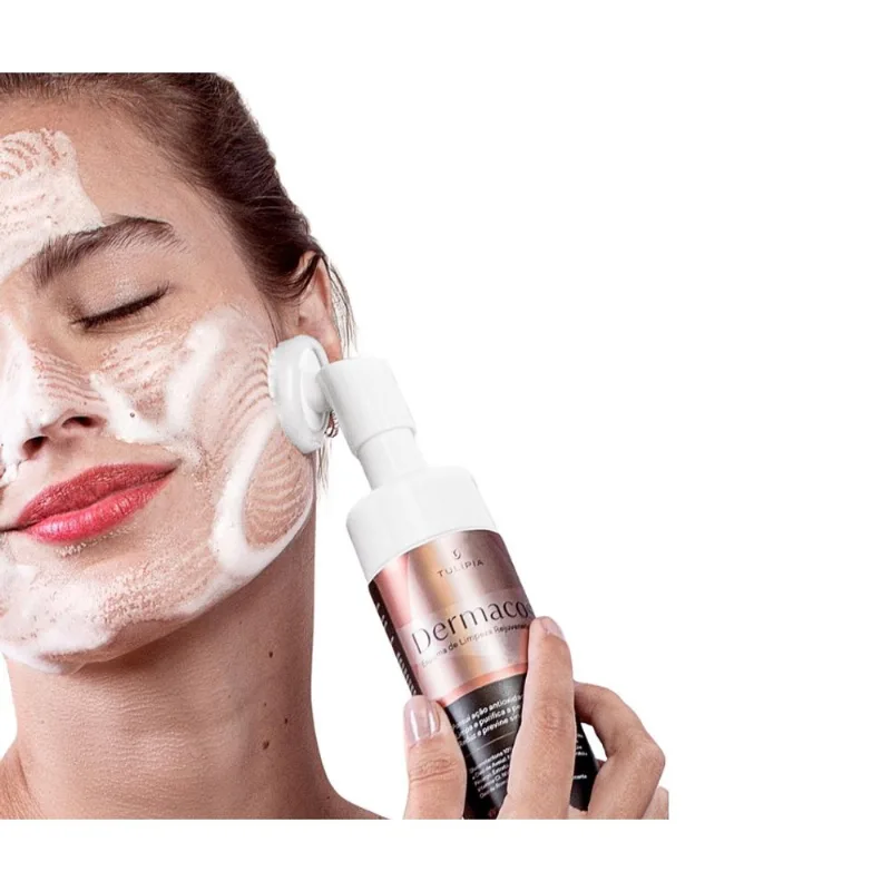 Dermacos Sabonete Mousse Rejuvenescedor Hidratante Tulipia