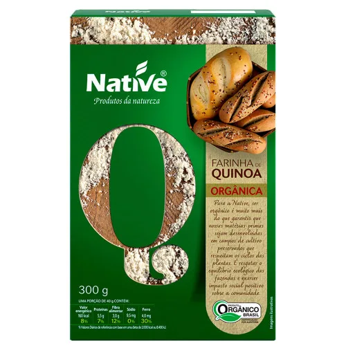 Farinha De Quinoa Native Organica - NATIVE - Mercearia