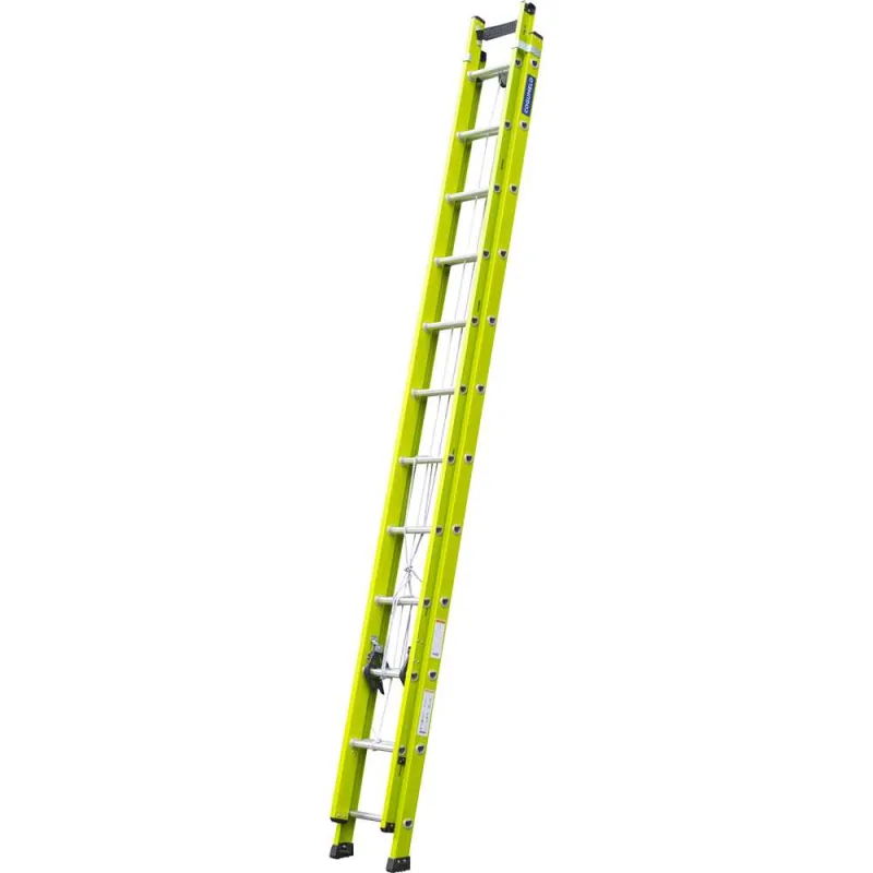 Escada Extensível Vazada Fibra de Vidro 21 degraus "D" EFV-21G - COGUMELO - COGUMELO