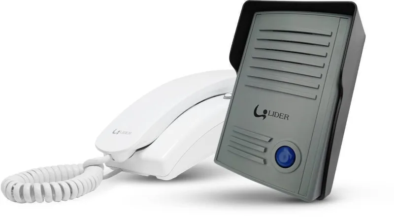 Porteiro Residencial Lider LR521 Baby Cinza - Líder - Tecnologia