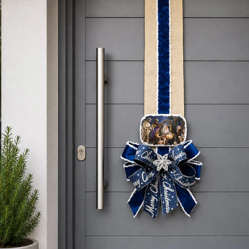 Escapulário Nascimento Cristo Decoração Natalino Porta 2,5m