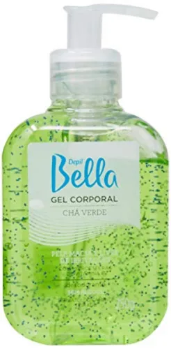 DEPIL BELLA GEL CORPORAL S/ALCOOL CHA VERDE - DEPIL BELLA