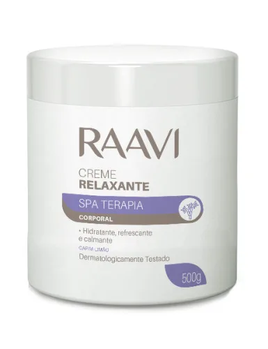 CREME RELAXANTE SPA TERAPIA RAAVI 500 G - RAAVI - Creme Corporal
