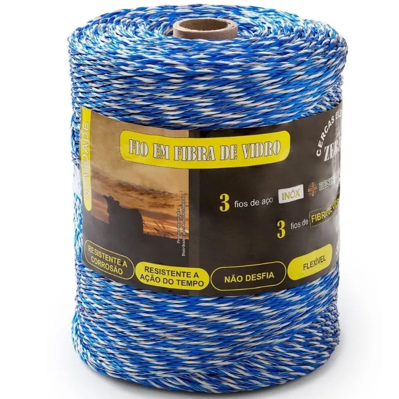 Fio Fibra de Vidro Zebu 500M Azul 32344