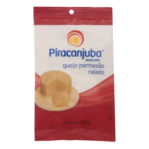 QUEIJO PARMESÃO RALADO 50X100G (SOLTO) - PIRACANJUBA - Laticínios E Produtos De Origem Animal