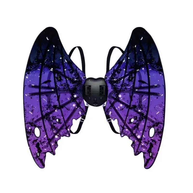 Fantasia De Asas Para Festas Com Led E Música - Vampiro | Luzes, Sons E Magia: Asas Fantasia Para Sonhadores - OUTRAS - Agro