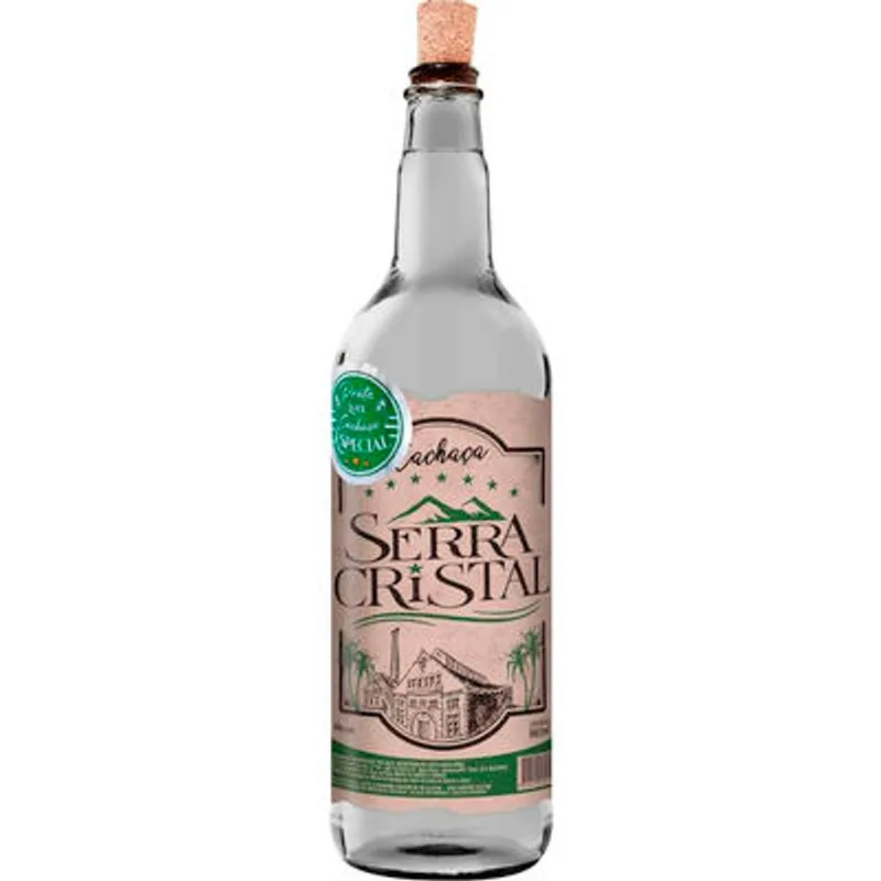Cachaça Serra Cristal Prata 965ml