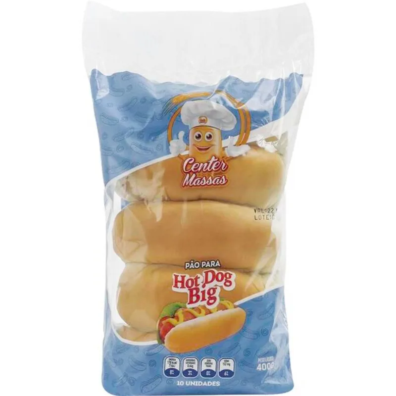 Pão de Hot Dog Center Massas 400g