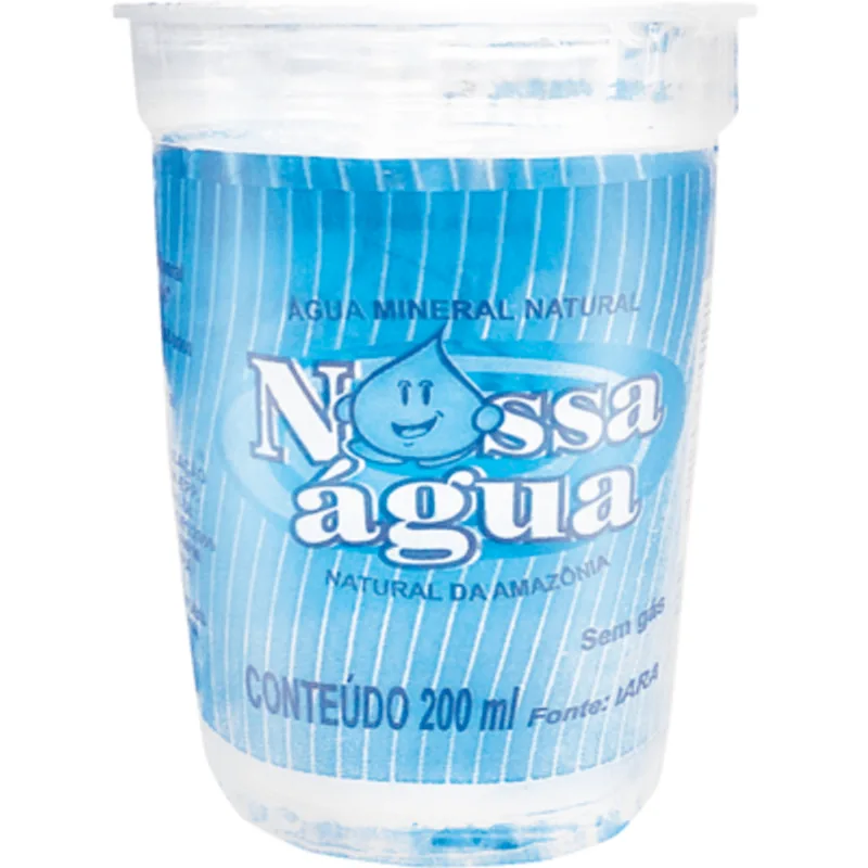 Água Mineral Nossa Água Sem Gás 200ml
