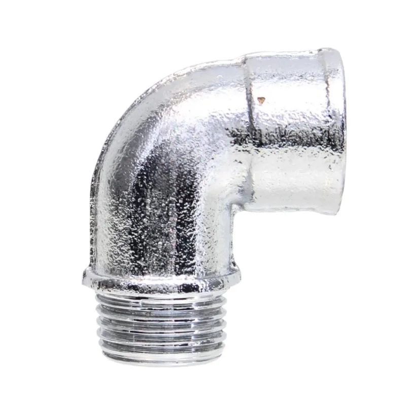 Joelho 90 Macho Fêmea Cromado Furkin Joelho 90 Macho Fêmea Cromado 3/4" Furkin